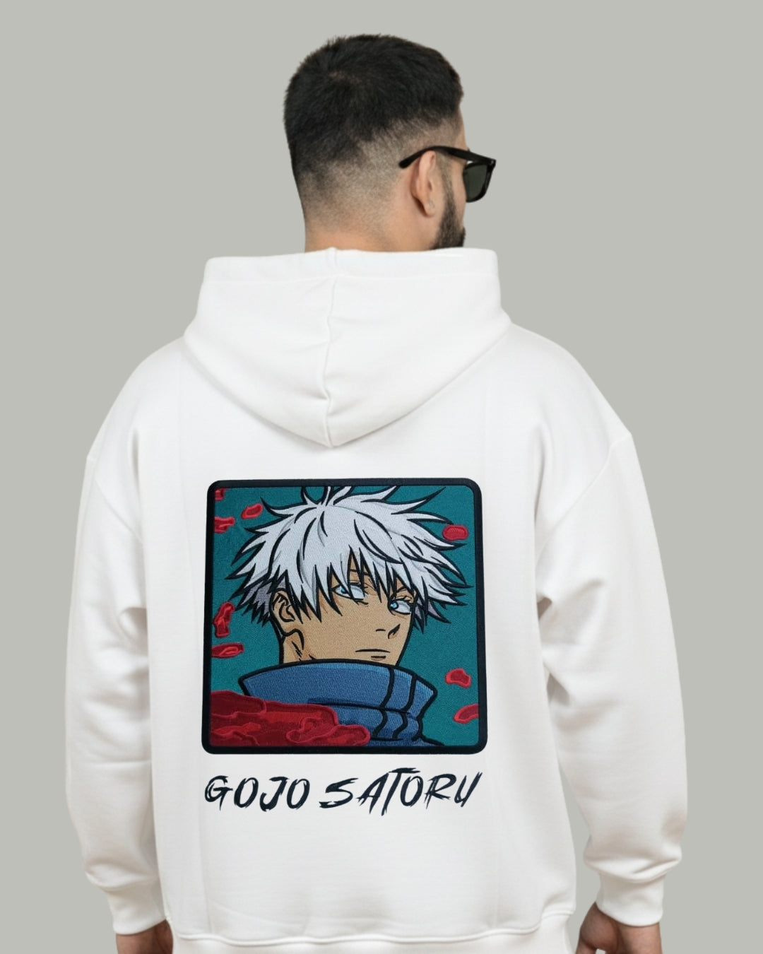 Satoru Gojo Embroidered Hoodie