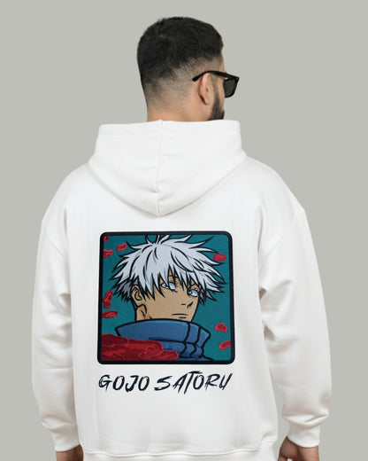 Satoru Gojo Embroidered Hoodie