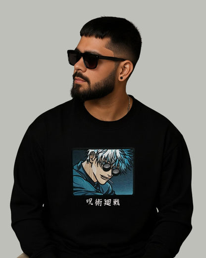 Gojo Satoru Embroidered Sweatshirt