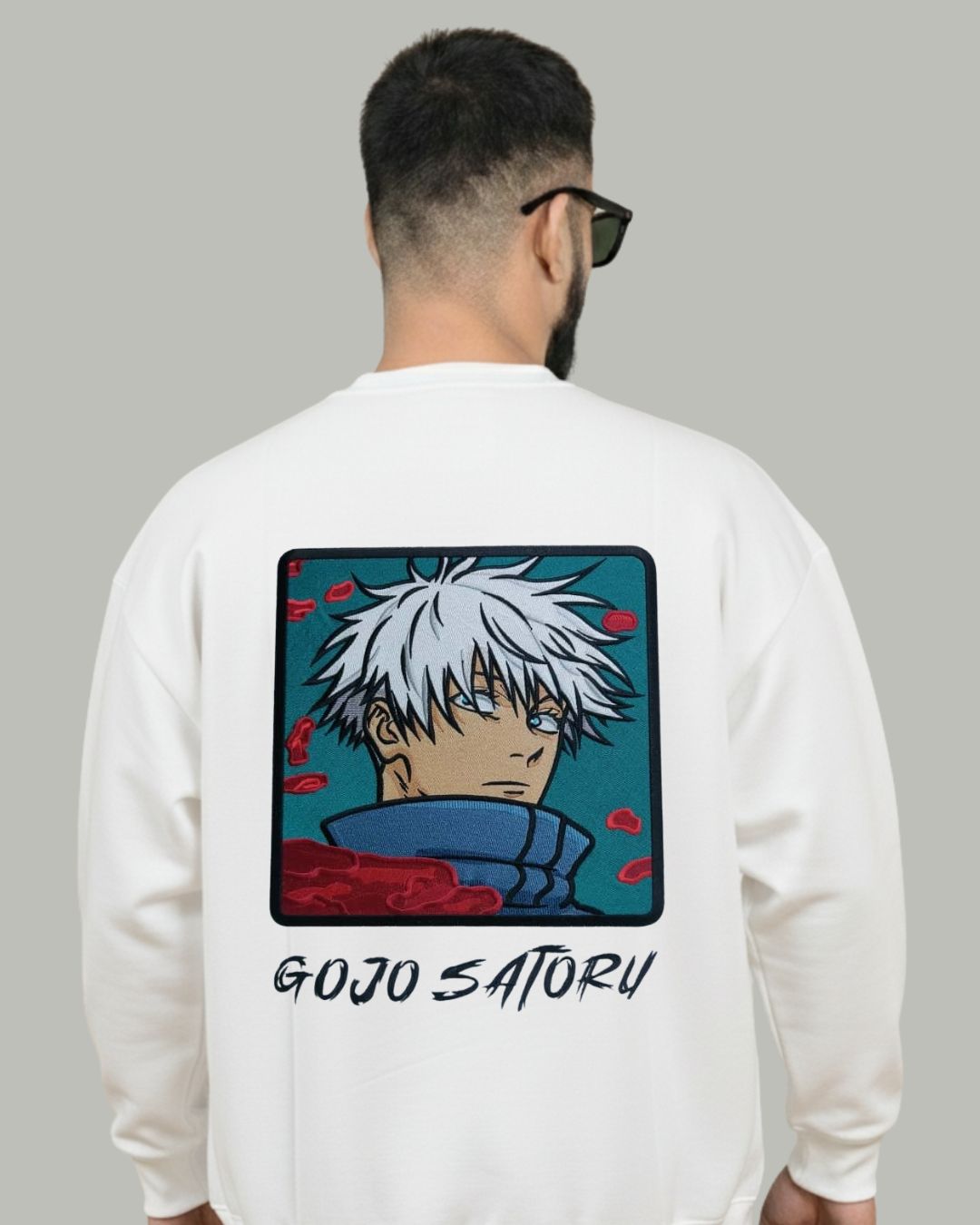 Satoru Gojo Embroidered Sweatshirt