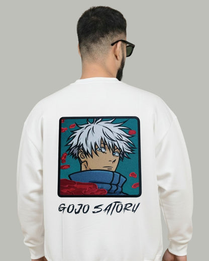 Satoru Gojo Embroidered Sweatshirt