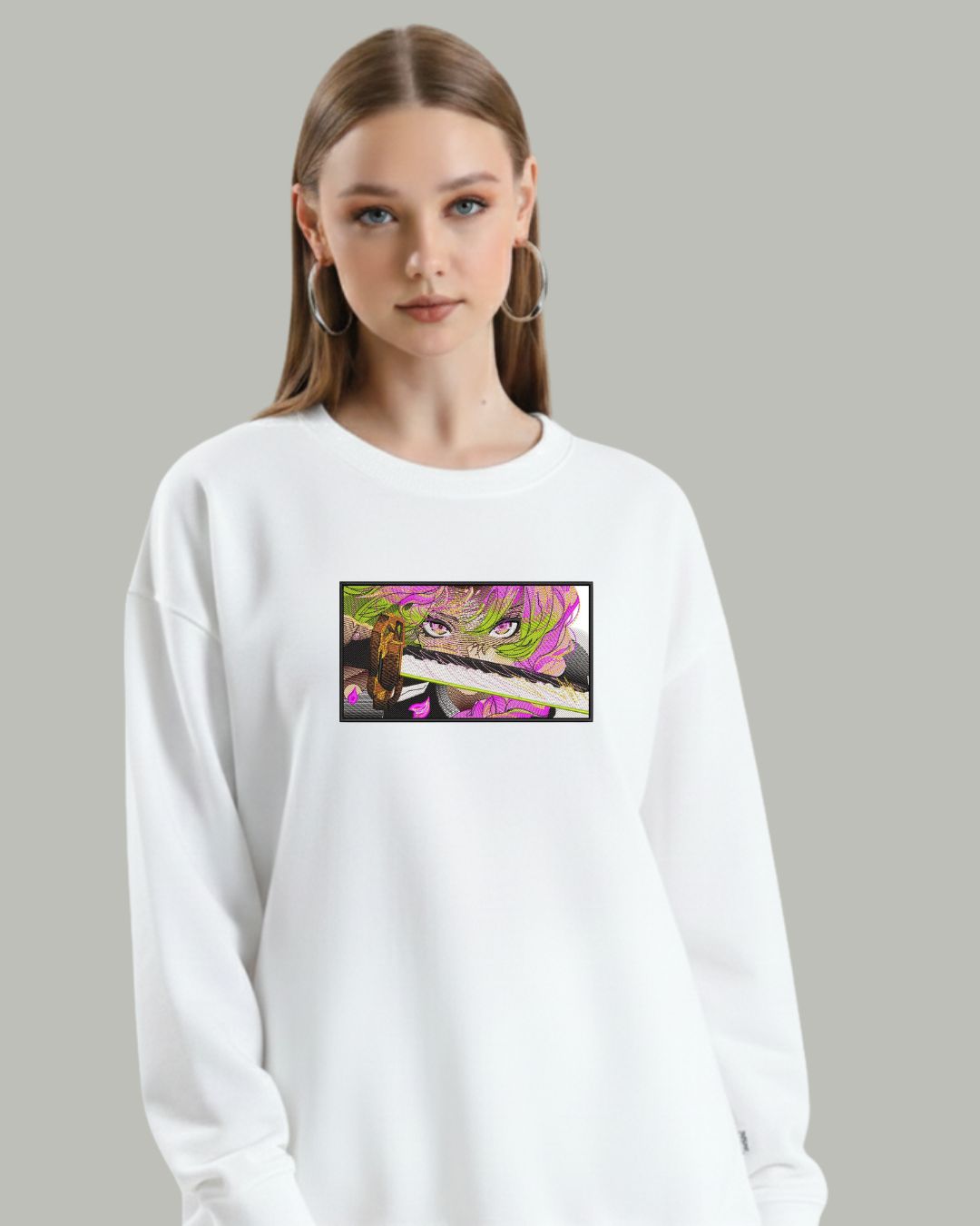 Mitsuri Embroidered Sweatshirt