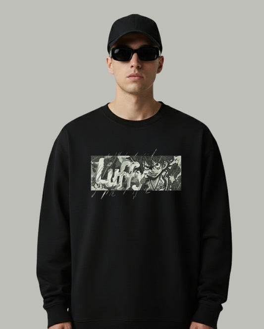 Luffy Embroidered Sweatshirt