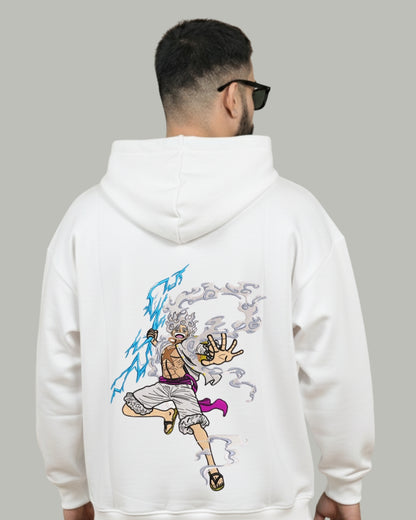 Luffy Nika (Back) Embroidered Hoodie