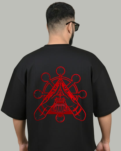 Sukuna “Domain Expansion” Embroidered Oversized T-Shirt