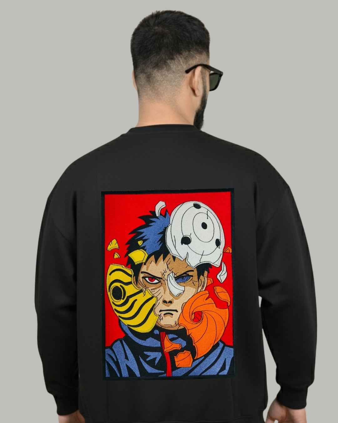 Obito Uchiha Embroidered Sweatshirt