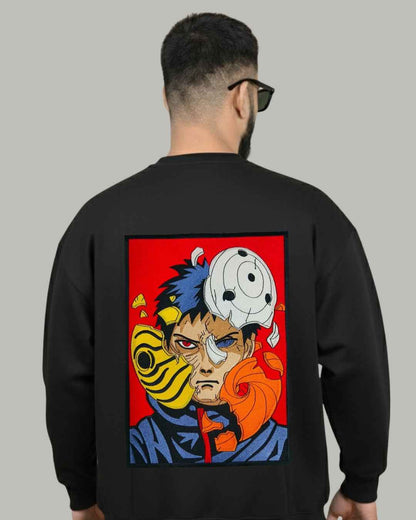 Obito Uchiha Embroidered Sweatshirt