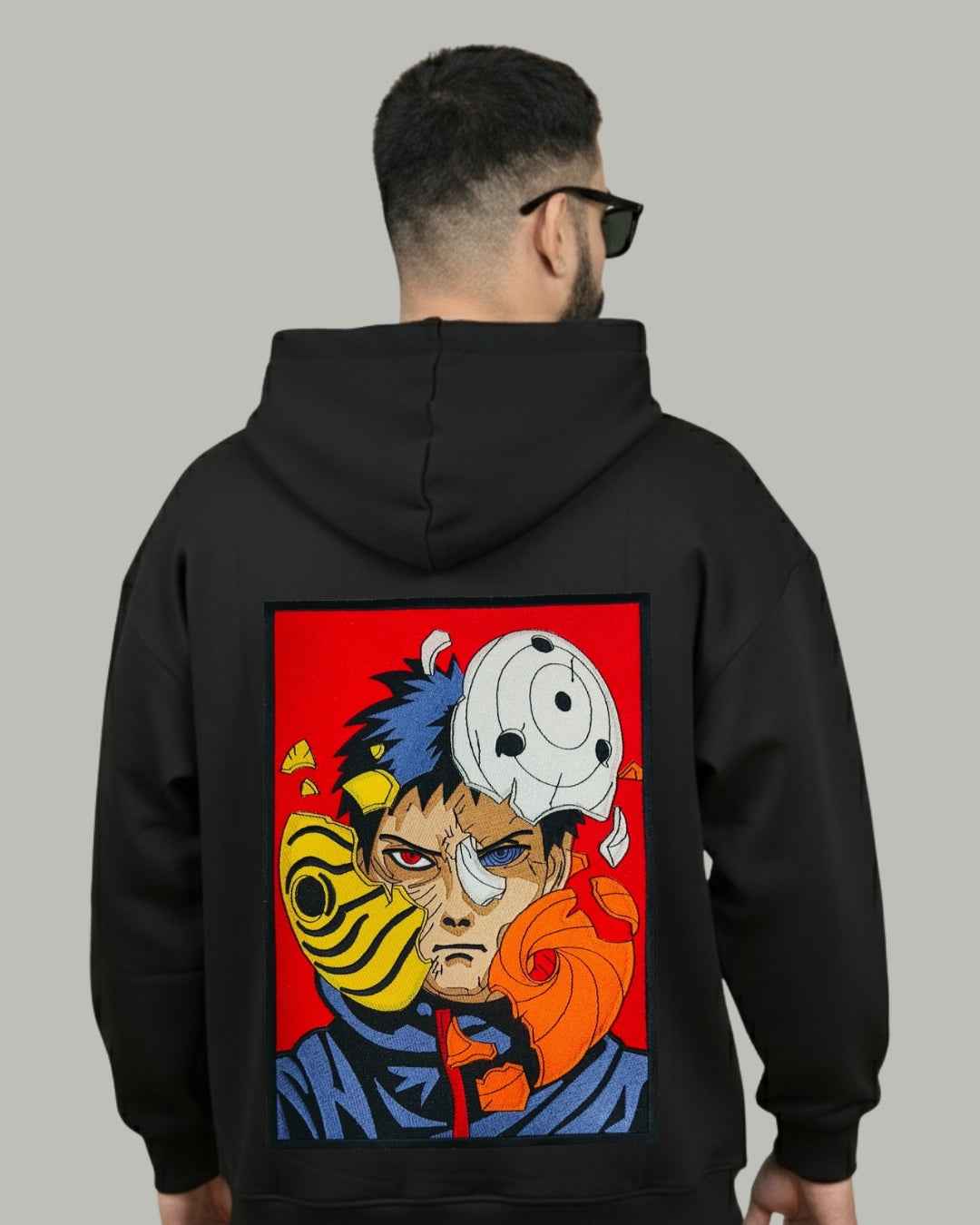 Obito Uchiha Embroidered Hoodie