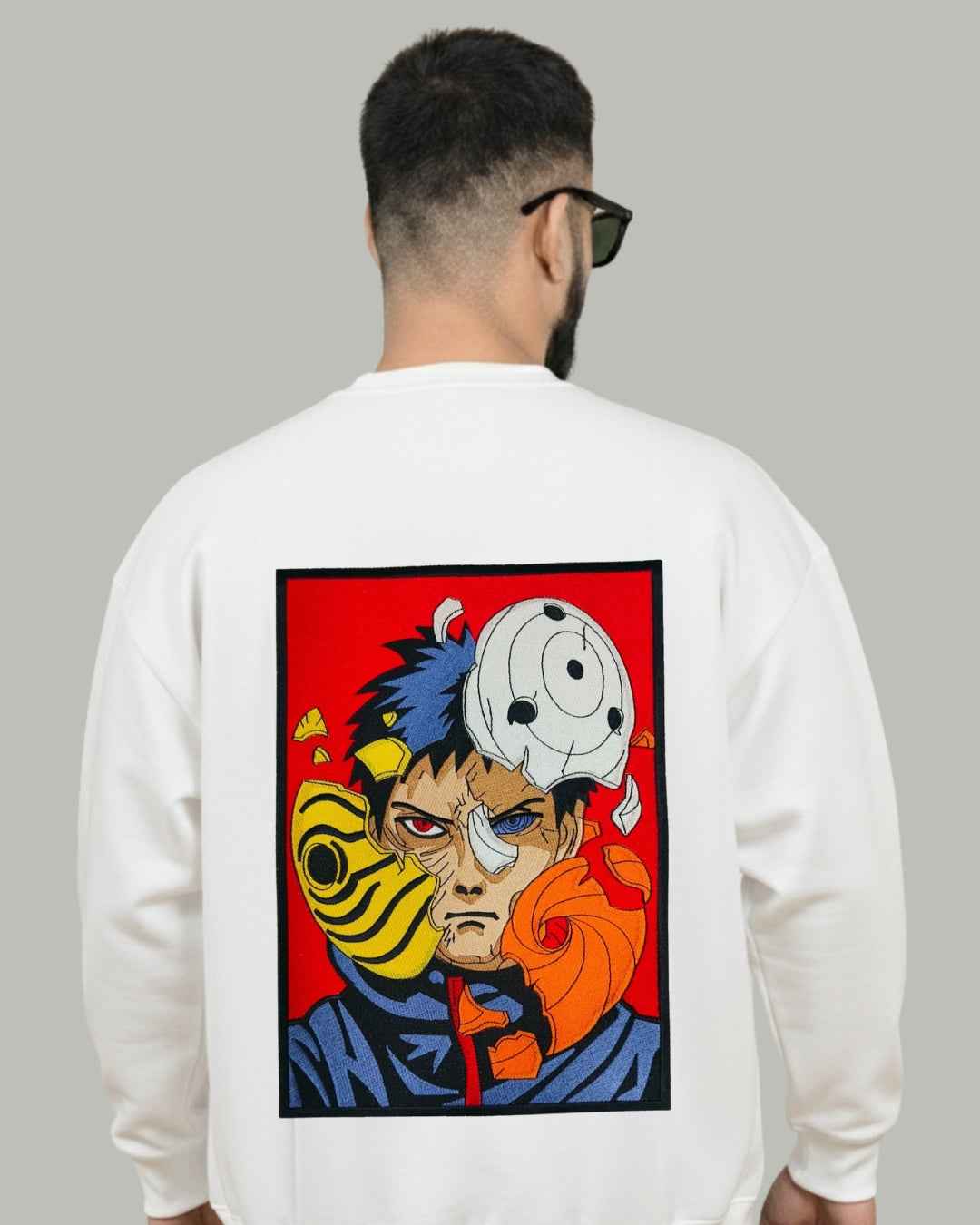Obito Uchiha Embroidered Sweatshirt