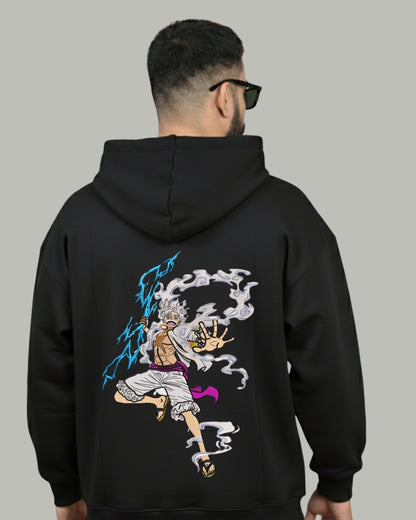 Luffy Nika (Back) Embroidered Hoodie