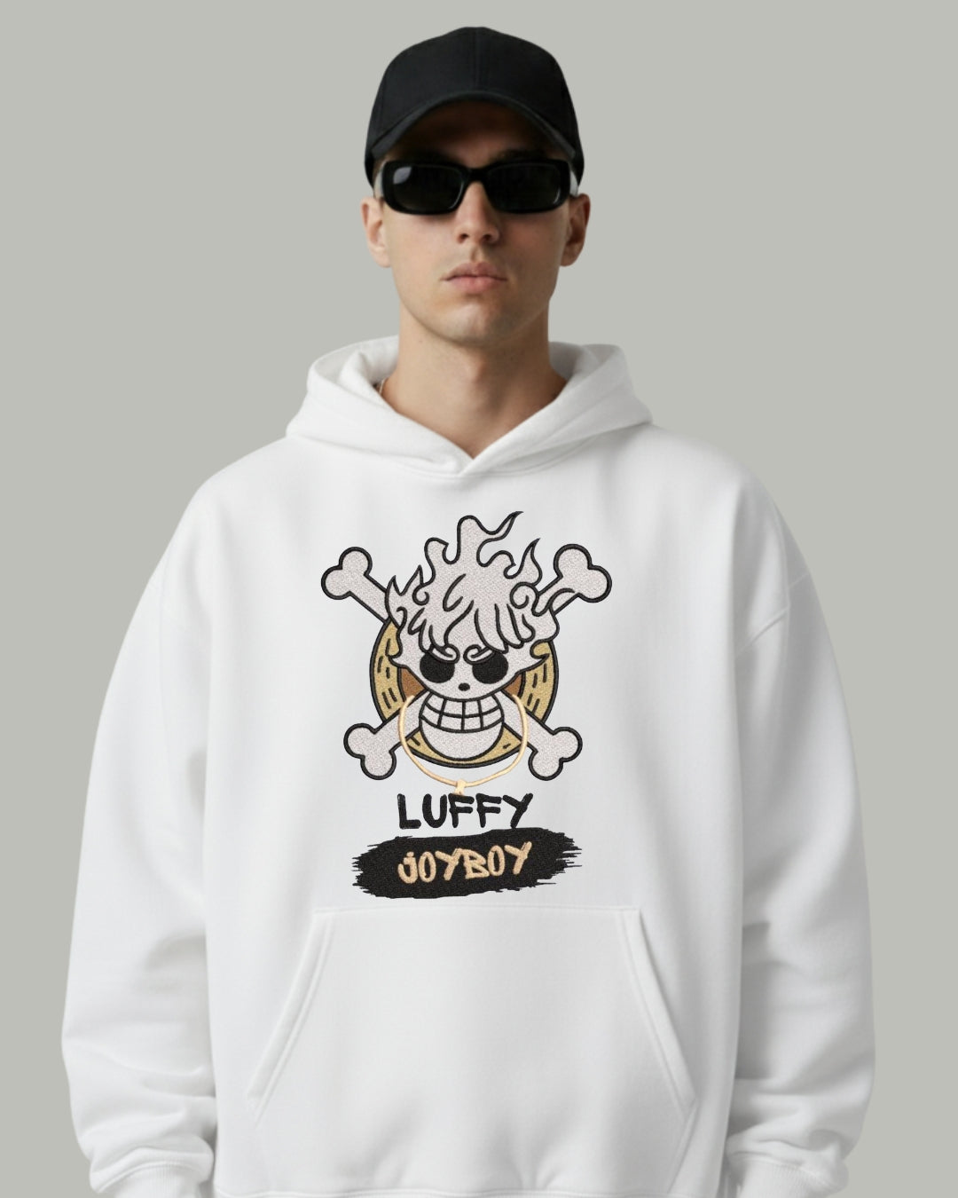 Luffy Joyboy Embroidered Hoodie