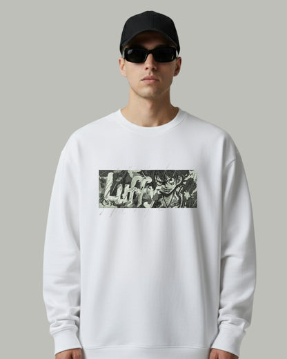 Luffy Embroidered Sweatshirt