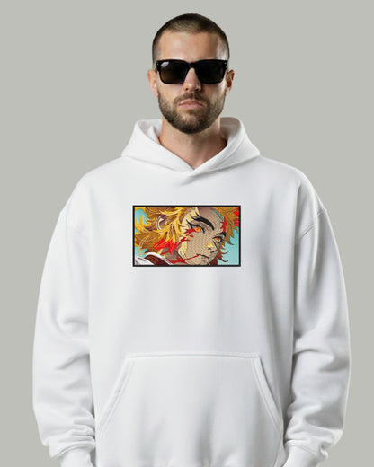 Rengoku Embroidered Hoodie
