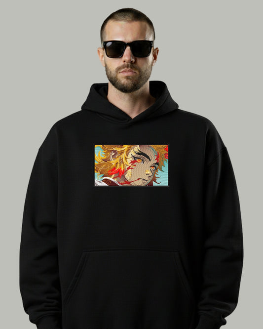 Rengoku Embroidered Hoodie
