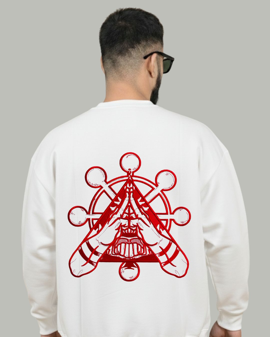 Sukuna “Domain Expansion” Embroidered Sweatshirt