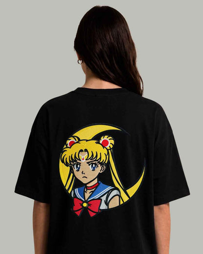 Sailor Moon Embroidered Oversized T-Shirt