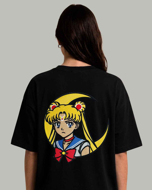 Sailor Moon Embroidered Oversized T-Shirt