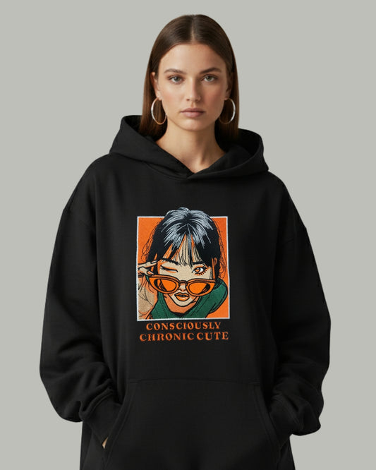 Chronic Cute Women’s Embroidered Hoodie